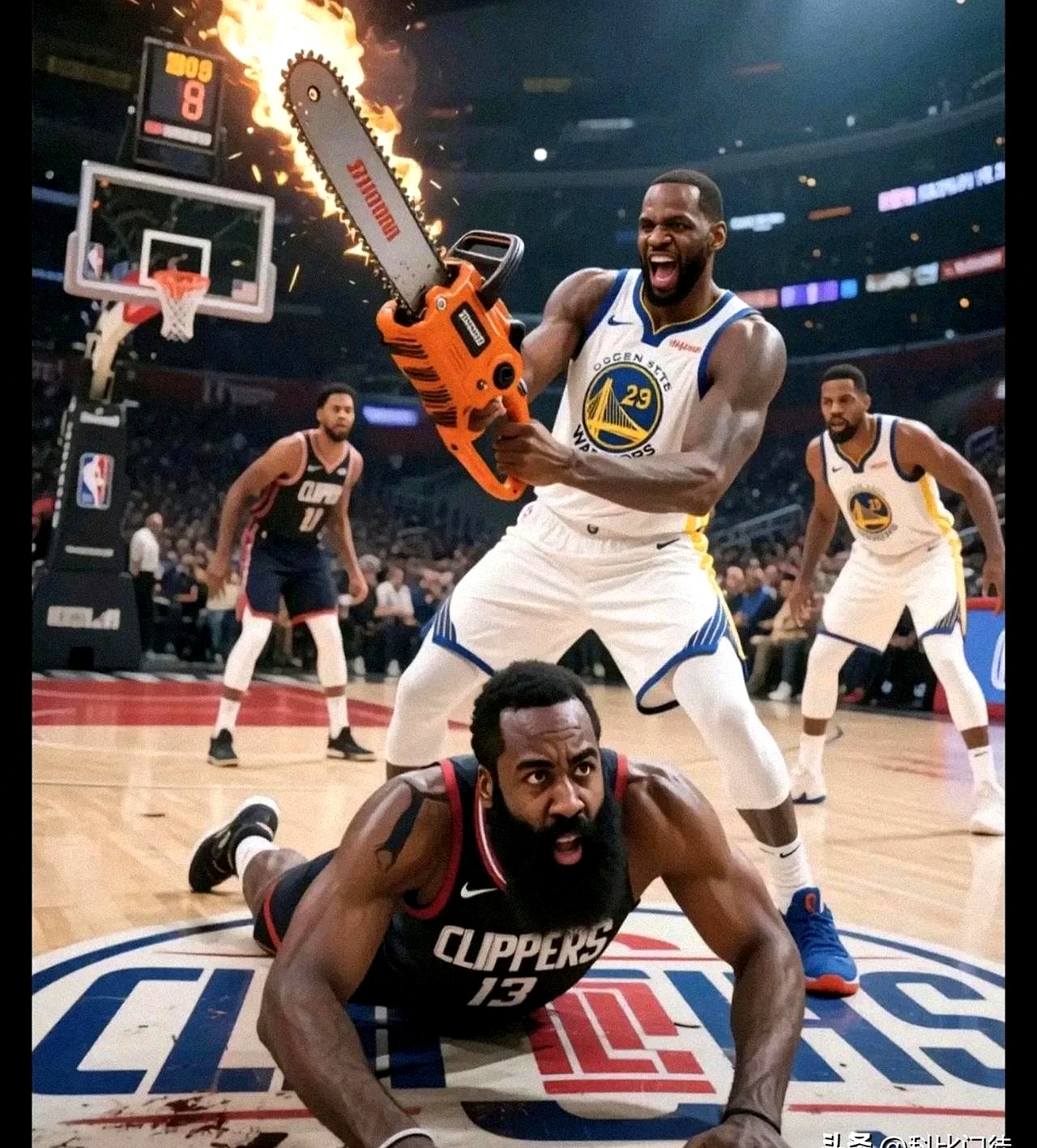 快船逆转爵士，哈雷尔砍下28分！